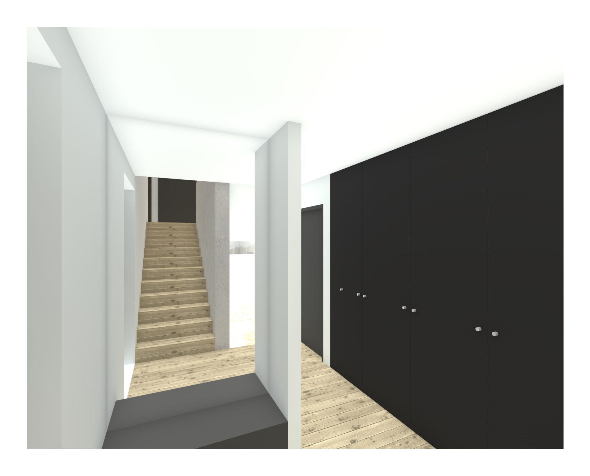 image du banc, vestiaire et miroir d'entrée
