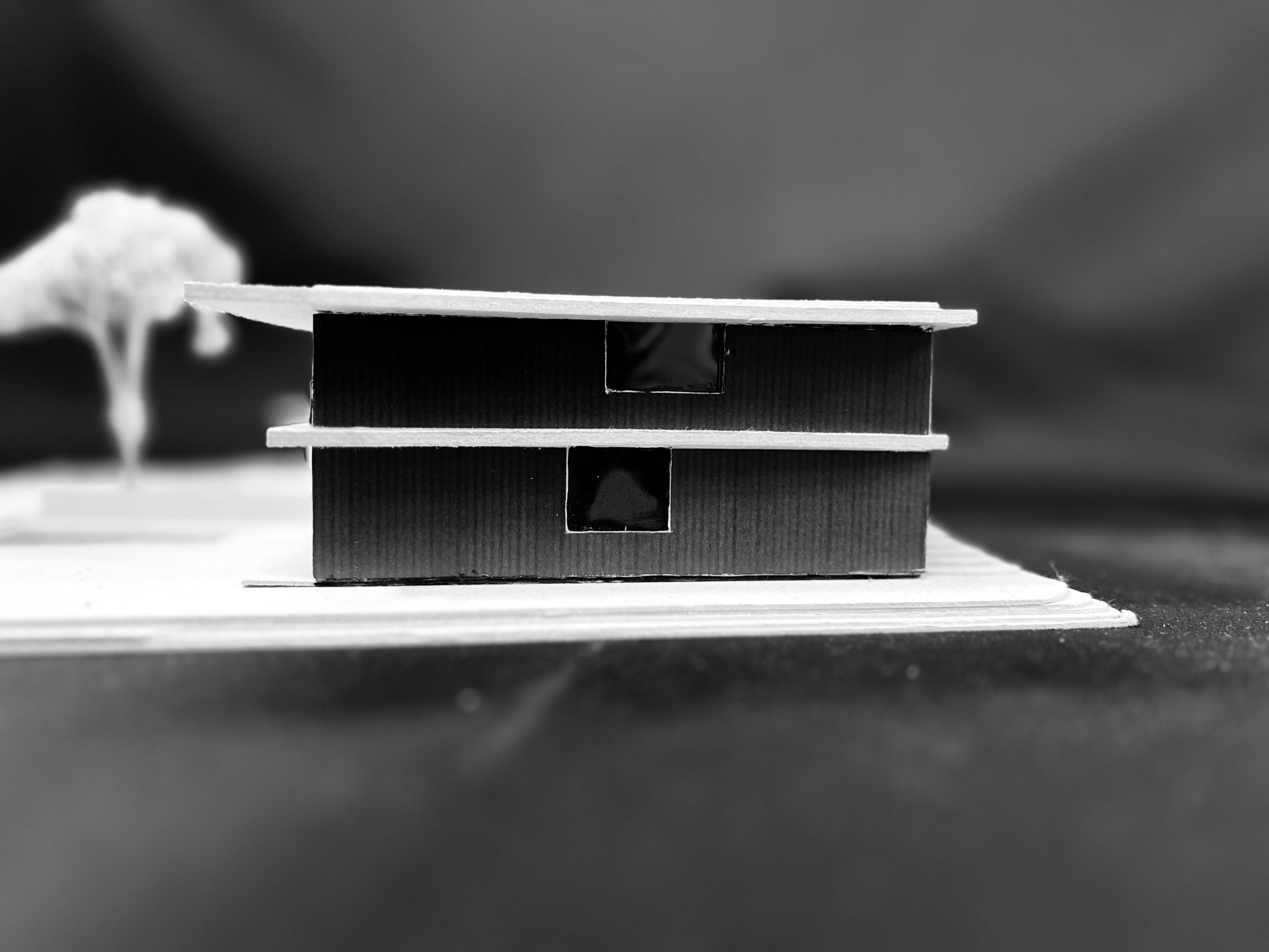 façade en maquette